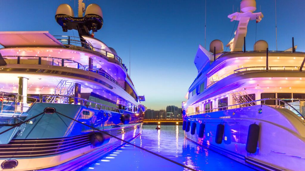 Luxury yachts ready to host bachelorette party